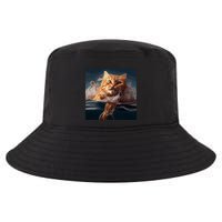 Cat Swimming Spaghetti Gift Cool Comfort Performance Bucket Hat