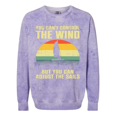 Cool Sailing Sailboat Boating Sail Boat Owners Colorblast Crewneck Sweatshirt