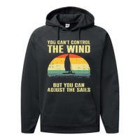 Cool Sailing Sailboat Boating Sail Boat Owners Performance Fleece Hoodie