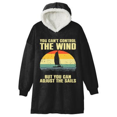 Cool Sailing Sailboat Boating Sail Boat Owners Hooded Wearable Blanket