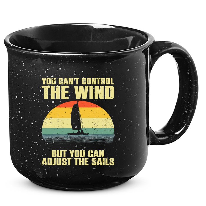 Cool Sailing Sailboat Boating Sail Boat Owners 15oz Campfire Ceramic Mug