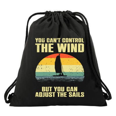 Cool Sailing Sailboat Boating Sail Boat Owners Drawstring Bag
