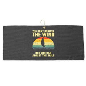 Cool Sailing Sailboat Boating Sail Boat Owners Large Microfiber Waffle Golf Towel