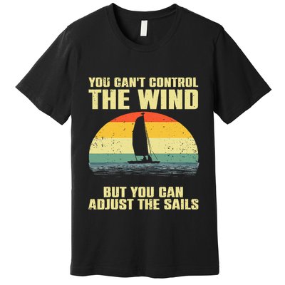 Cool Sailing Sailboat Boating Sail Boat Owners Premium T-Shirt