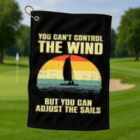 Cool Sailing Sailboat Boating Sail Boat Owners Golf Towel