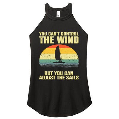 Cool Sailing Sailboat Boating Sail Boat Owners Women's Perfect Tri Rocker Tank