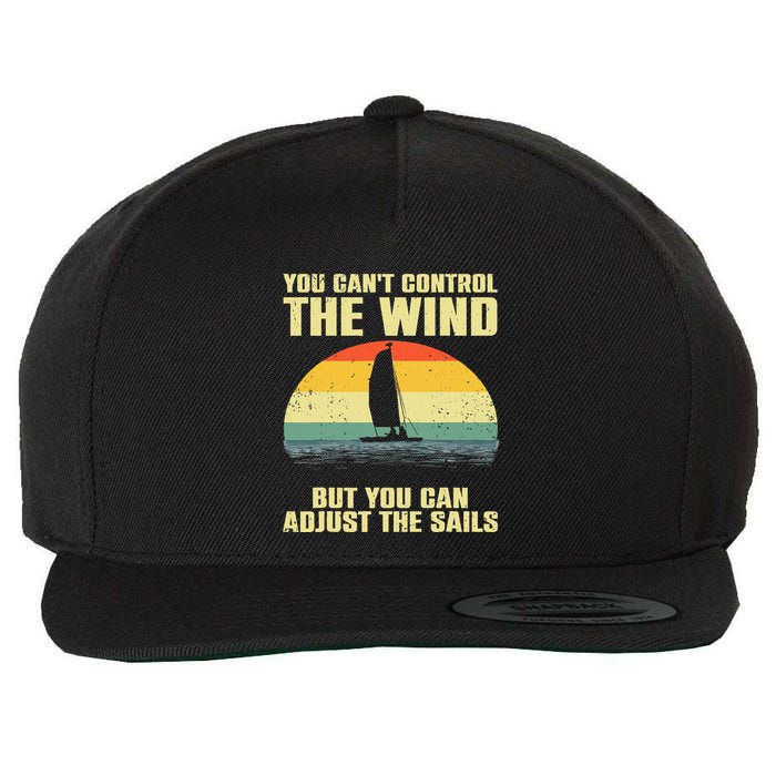 Cool Sailing Sailboat Boating Sail Boat Owners Wool Snapback Cap