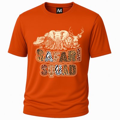 Cool Safari Squad African Family Summer Vacation Great Gift Cooling Performance Crew T-Shirt