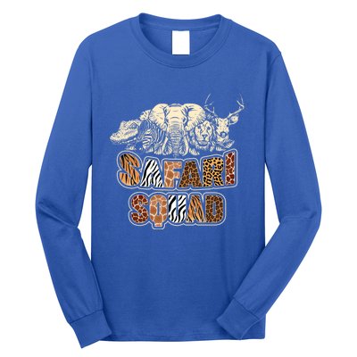 Cool Safari Squad African Family Summer Vacation Great Gift Long Sleeve Shirt