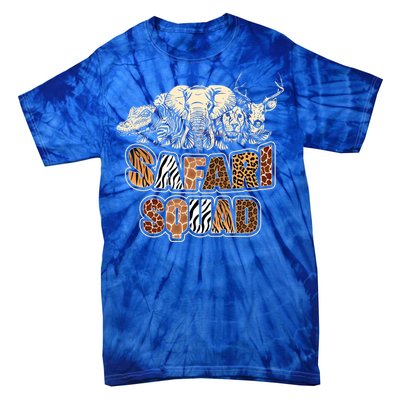 Cool Safari Squad African Family Summer Vacation Great Gift Tie-Dye T-Shirt