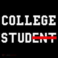 College Student Stud Funny College Gift Drawstring Bag
