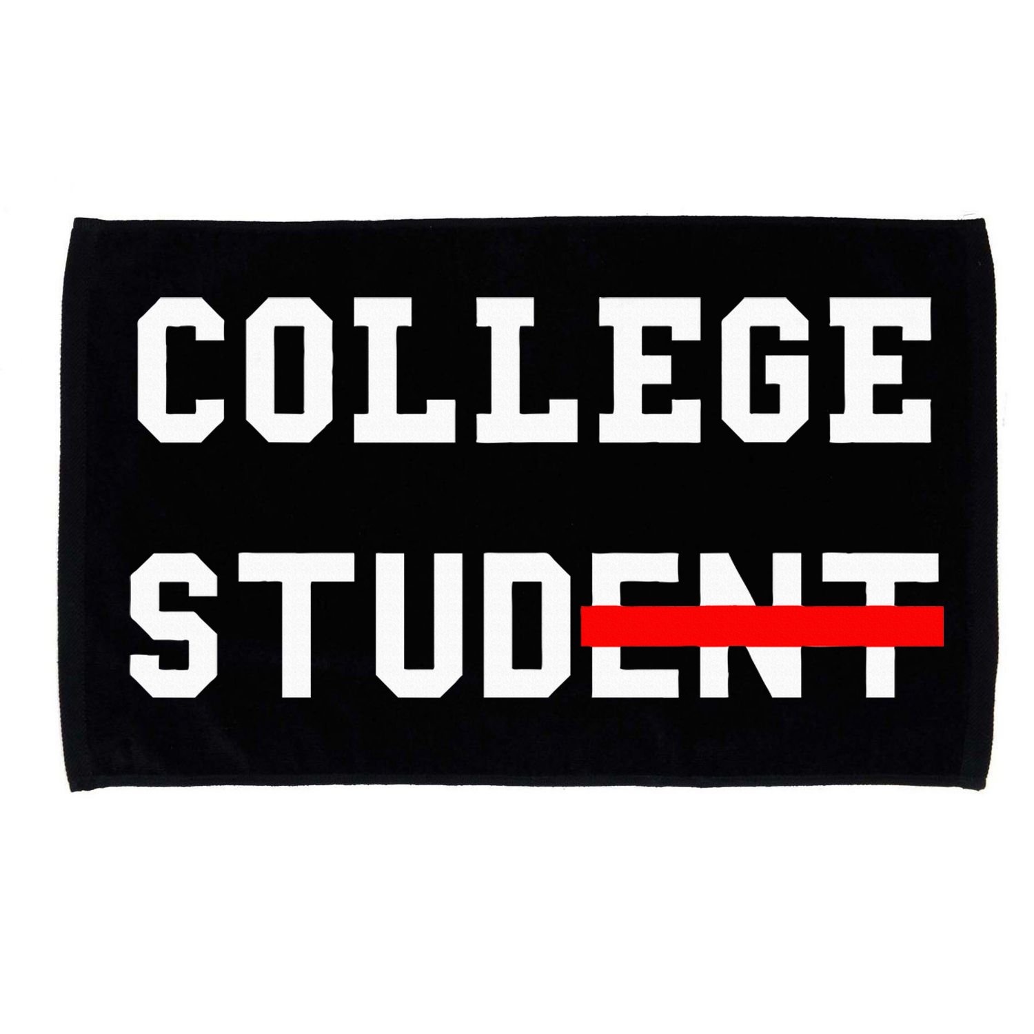College Student Stud Funny College Gift Microfiber Hand Towel