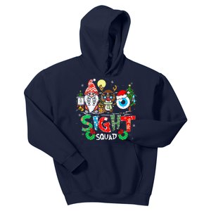 Cute Sight Squad Cute Optometry Gnome Reindeer For Christmas Kids Hoodie