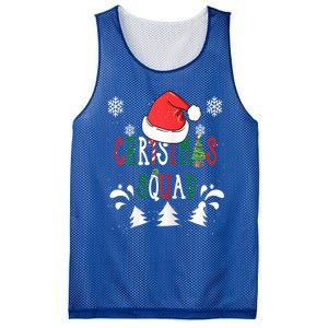 Christmas Squad Santa Hat Family Matching Pajama Xmas Gift Mesh Reversible Basketball Jersey Tank