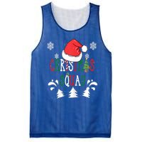 Christmas Squad Santa Hat Family Matching Pajama Xmas Gift Mesh Reversible Basketball Jersey Tank