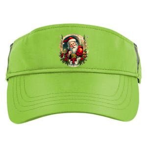 Christmas Spirit Santa Illustration Adult Drive Performance Visor