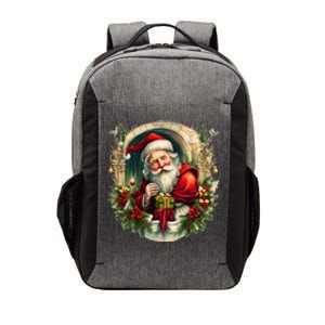 Christmas Spirit Santa Illustration Vector Backpack