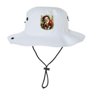 Christmas Spirit Santa Illustration Legacy Cool Fit Booney Bucket Hat