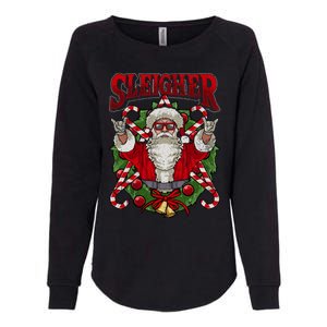 Christmas Sleigher Santa Rock Xmas Rocker Gift Womens California Wash Sweatshirt