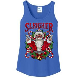 Christmas Sleigher Santa Rock Xmas Rocker Gift Ladies Essential Tank