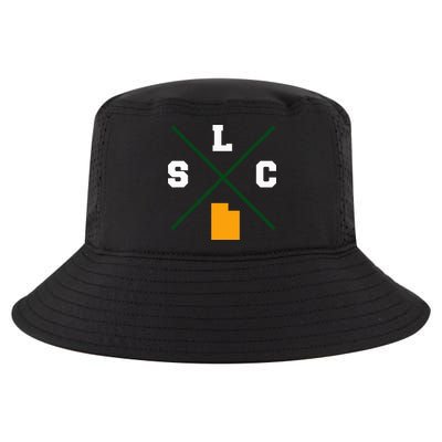 Classic Slc Salt Lake City Utah Cool Comfort Performance Bucket Hat