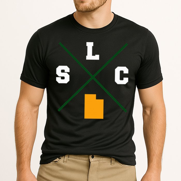 Classic Slc Salt Lake City Utah Cooling Performance Crew T-Shirt