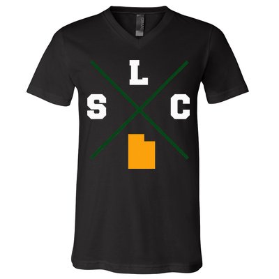 Classic Slc Salt Lake City Utah V-Neck T-Shirt