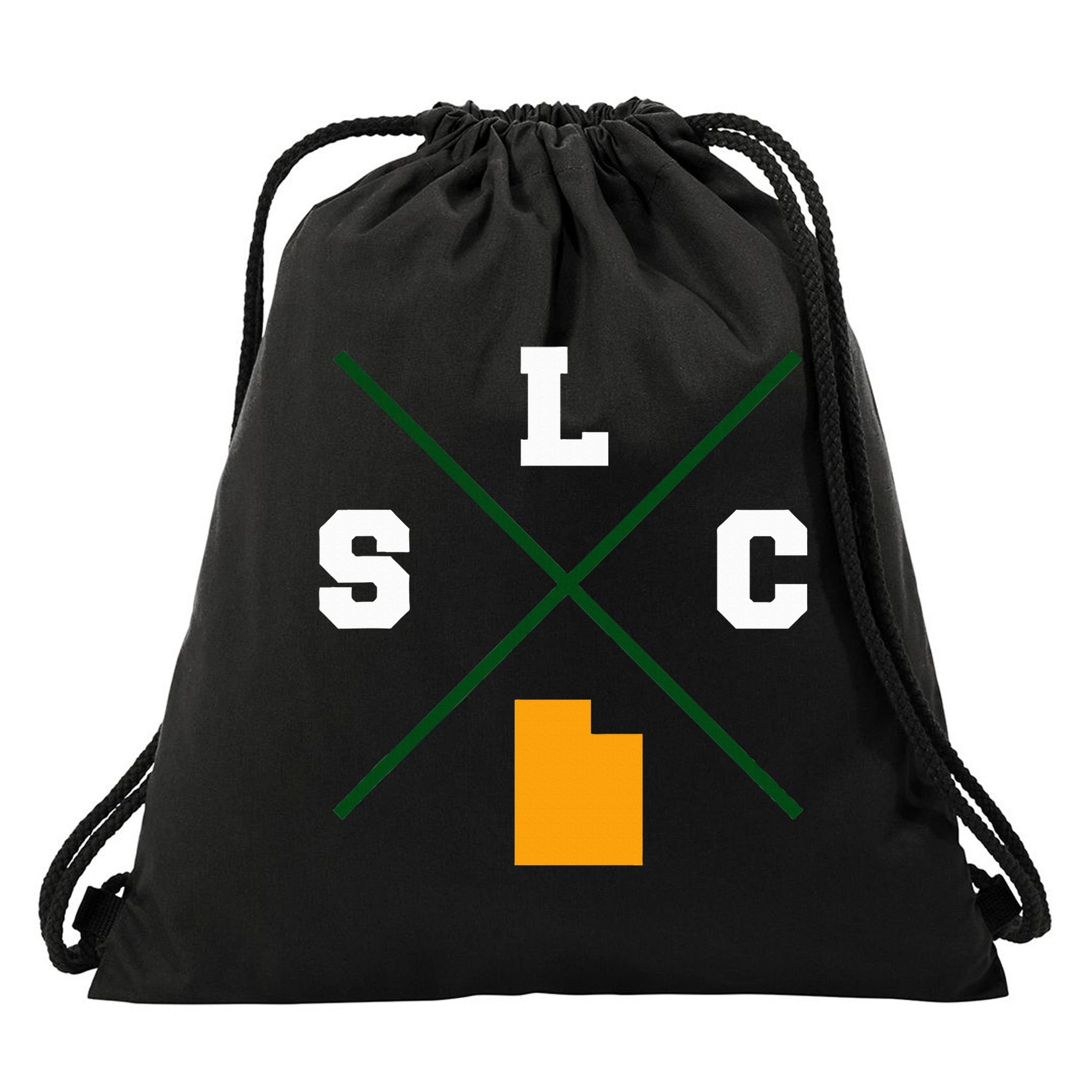 Classic Slc Salt Lake City Utah Drawstring Bag