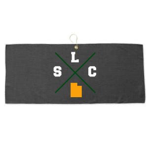 Classic Slc Salt Lake City Utah Large Microfiber Waffle Golf Towel