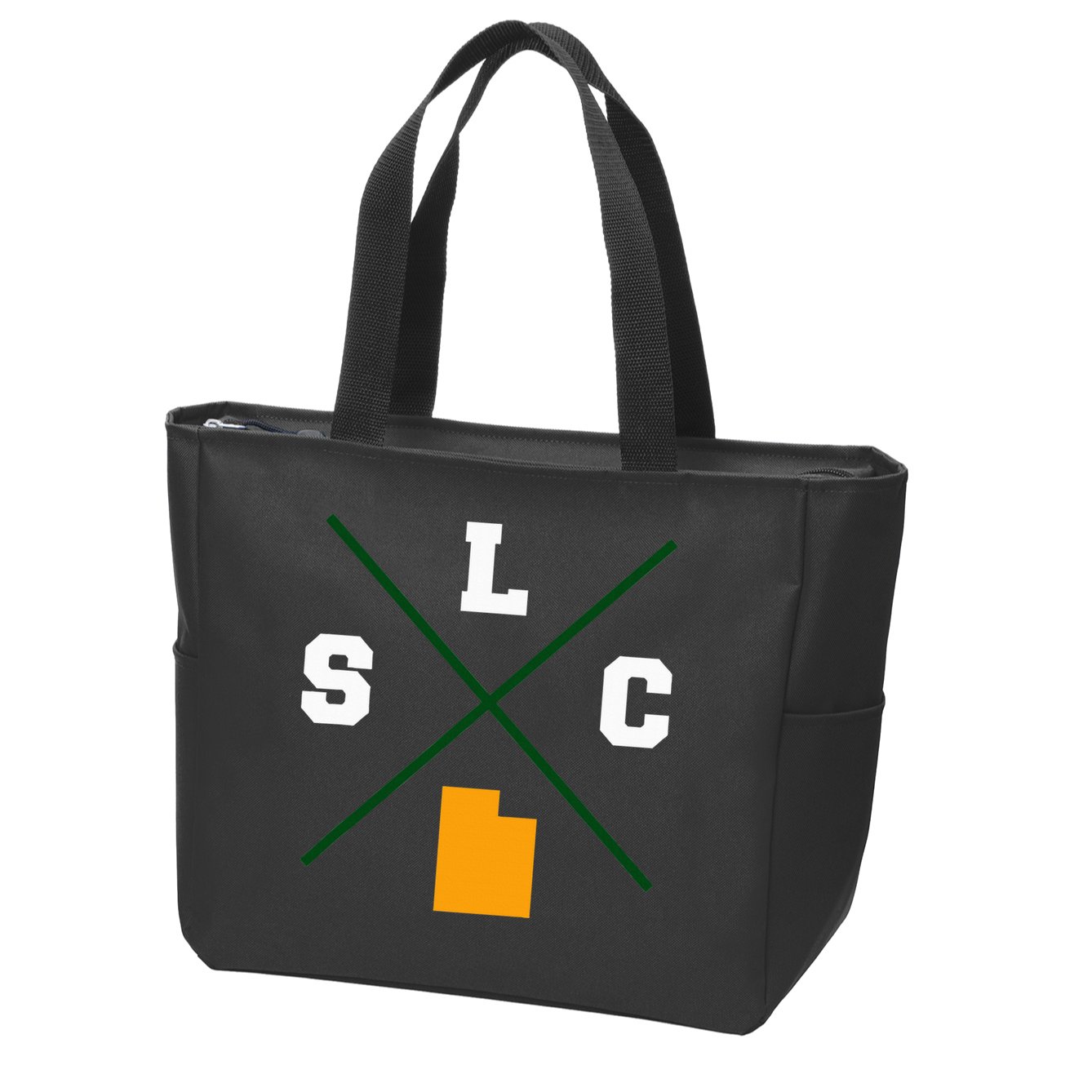 Classic Slc Salt Lake City Utah Zip Tote Bag
