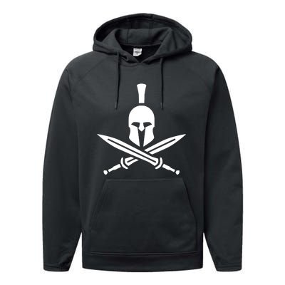 Cross Swords Spartan Performance Fleece Hoodie