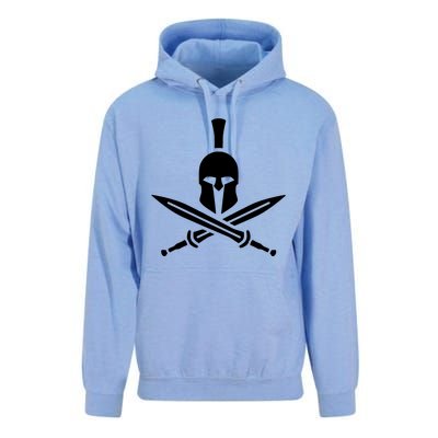 Cross Swords Spartan Unisex Surf Hoodie