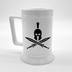 Cross Swords Spartan Beer Stein