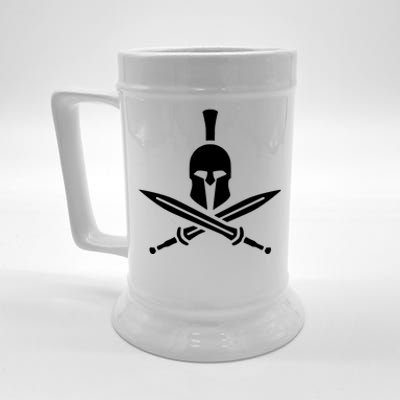 Cross Swords Spartan Beer Stein