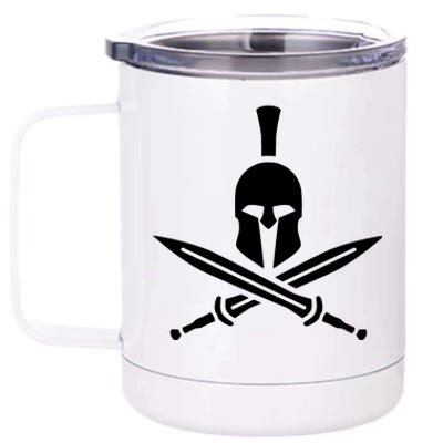 Cross Swords Spartan 12 oz Stainless Steel Tumbler Cup