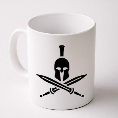 Cross Swords Spartan Coffee Mug