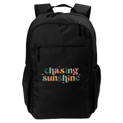 Chasing Sunshine Summer Lake Vibes Beach Summer Vacation Daily Commute Backpack