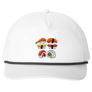 Cool Sushi Salmon Sushi Lovers Japanese Food Snapback Five-Panel Rope Hat