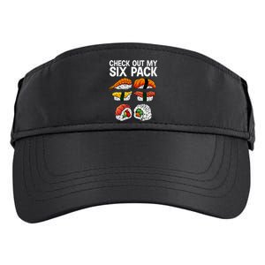 Cool Sushi Salmon Sushi Lovers Japanese Food Adult Drive Performance Visor