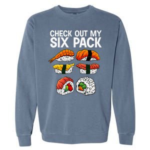 Cool Sushi Salmon Sushi Lovers Japanese Food Garment-Dyed Sweatshirt