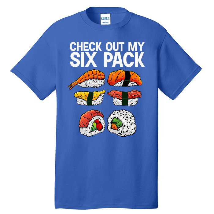 Cool Sushi Salmon Sushi Lovers Japanese Food Tall T-Shirt