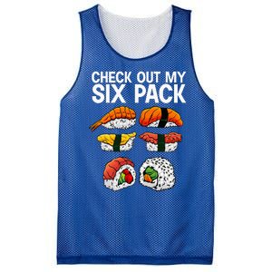 Cool Sushi Salmon Sushi Lovers Japanese Food Mesh Reversible Basketball Jersey Tank