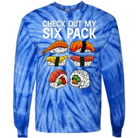 Cool Sushi Salmon Sushi Lovers Japanese Food Tie-Dye Long Sleeve Shirt