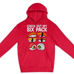 Cool Sushi Salmon Sushi Lovers Japanese Food Premium Pullover Hoodie