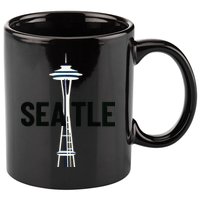 Cool Seattle Space Needle Traveler Souvenir Washington 11oz C Handle Ceramic Mug