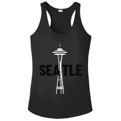 Cool Seattle Space Needle Traveler Souvenir Washington Ladies PosiCharge Competitor Racerback Tank