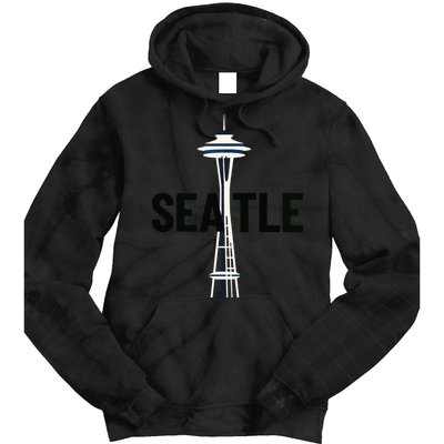 Cool Seattle Space Needle Traveler Souvenir Washington Tie Dye Hoodie