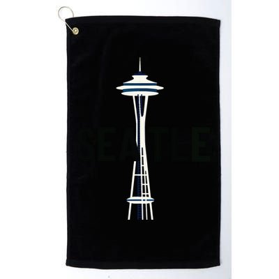 Cool Seattle Space Needle Traveler Souvenir Washington Golf Towel