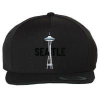 Cool Seattle Space Needle Traveler Souvenir Washington Wool Snapback Cap