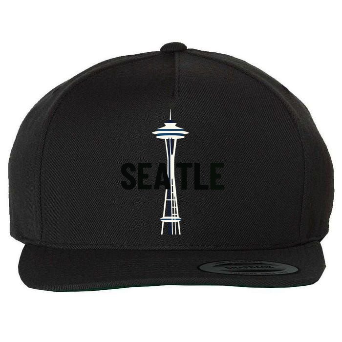 Cool Seattle Space Needle Traveler Souvenir Washington Wool Snapback Cap